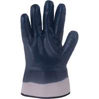 Gants bleu marine avec manchettes renforc&eacute;es &agrave; entoilage coll&eacute; Horizon, Moyen, R&ecirc;vetement Nitrile, Enveloppe en Jersey/Coton Ottawa Fastener Supply