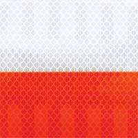 Pellicule souple pour chantiers routiers &agrave; haute intensit&eacute; 382VHIP, 5" la x 150' lo, Orange et blanc Ottawa Fastener Supply