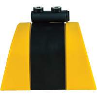 Syst&egrave;me de barri&egrave;re de s&eacute;curit&eacute; HAZLOK, Plastique, Fixation magn&eacute;tique, 30', Ruban Noir et jaune Ottawa Fastener Supply