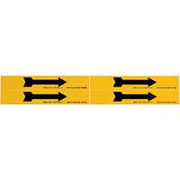 Arrow Pipe Marker, Self-Adhesive, 1-1/8" H x 7" W, Black on Yellow SI730 | Ottawa Fastener Supply