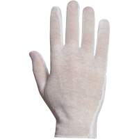 Superior&reg; ML40 Inspection Glove, Poly/Cotton, Hemmed Cuff, One Size Ottawa Fastener Supply