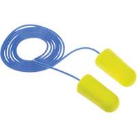 E-A-Rsoft Yellow Neon Earplugs, Bulk - Polybag, Corded Ottawa Fastener Supply
