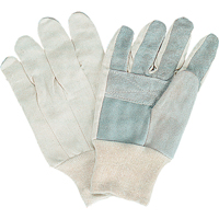 Standard-Duty Work Gloves, Large, Split Cowhide Palm SM572 | Ottawa Fastener Supply