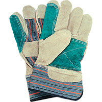 Double-Palm Fitters Gloves, Large, Split Cowhide Palm, Cotton Inner Lining Ottawa Fastener Supply