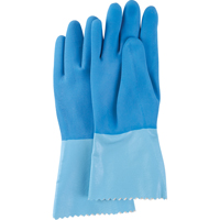 Blue-Grip Heavyweight Gloves, Size 6/Small, 12" L, Rubber Latex, Interlock Inner Lining, 45-mil Ottawa Fastener Supply
