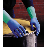 Protector™ Gloves, Size 6/Small/6.5, 13" L, Nitrile/Rubber Latex, Flock-Lined Inner Lining, 28-mil SN793 | Ottawa Fastener Supply