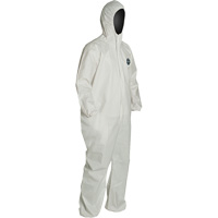 ProShield&reg; 60 Coveralls, Small, White, Microporous Ottawa Fastener Supply