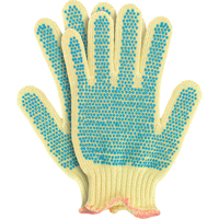Knit Gloves with Dots, Size Small/7, 7 Gauge, PVC Coated, Kevlar<sup>®</sup> Shell, ANSI/ISEA 105 Level 2 SQ279 | Ottawa Fastener Supply