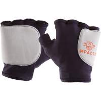 Palm/Side Fingerless Protection Gloves - Right, X-Small, Suede Palm, Slip-On Cuff Ottawa Fastener Supply