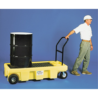 Poly-Spillcart™ Cart ATC, 66.5" L x 29" W x 46.9" H, 57 US gal. Spill Cap. SR438 | Ottawa Fastener Supply