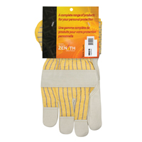 Winter-Lined Patch-Palm Fitters Gloves, Large, Grain Cowhide Palm, Cotton Fleece Inner Lining SR521R | Ottawa Fastener Supply