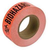 "Biohazard" Marking Tape, 2" x 108', Polyester, Black and Orange SW176 | Ottawa Fastener Supply
