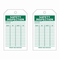 &eacute;tiquettes d'inspection de s&eacute;curit&eacute;, Polyester, 4" la x 7" h, Anglais Ottawa Fastener Supply