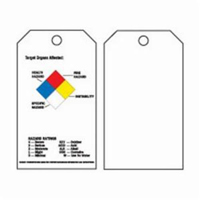 &eacute;tiquettes auto-plastifiantes du droit &agrave; l'information, Polyester, 3" la x 5-3/4" h, Anglais Ottawa Fastener Supply