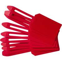 &eacute;tiquettes de cadenassage vierges en plastique, Plastique, 3-1/4" la x 5-4/5" h, Vierge Ottawa Fastener Supply