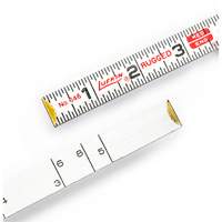 R&egrave;gle de maçon Red End, 6' lo, Bois, Graduations de 1/16" Ottawa Fastener Supply