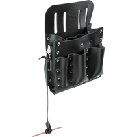 Tool Pouches, Multiple Tool Holder, Leather, 10 Pockets Ottawa Fastener Supply