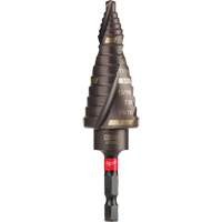 #8 Shockwave Impact Duty Step Drill Bit, 1/2" - 1" , 1/16" Increments, Titanium Ottawa Fastener Supply
