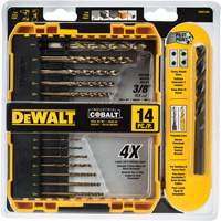 Pilot Point&reg; Industrial Drill Bit Set, 14 Pieces, Cobalt Ottawa Fastener Supply