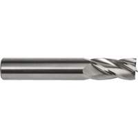 Square End Mill, 3/16" Dia., 2" L, 4 Flutes, 3/16" Shank, Carbide Ottawa Fastener Supply