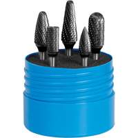 Double Cut Coated Burr Set, 5 Pieces TCR950 | Ottawa Fastener Supply