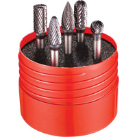 Double Cut Rotary Burr Set, 5 Pieces Ottawa Fastener Supply
