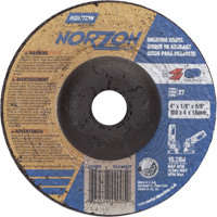 NorZon Plus SGZ Grinding Wheel, 4" x 1/8", 5/8" arbor, Ceramic Alumina, Type 27 TCT373 | Ottawa Fastener Supply