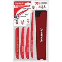 Nail-Embedded Wood & Metal Demo Reciprocating Saw Blade Set Ottawa Fastener Supply