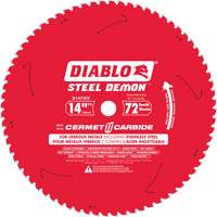 Steel Demon Cermet II Circular Saw Blade, 14", 72 Teeth, Metal Use Ottawa Fastener Supply