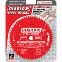 Steel Demon Cutting Saw Blade, 7-1/4", 70 Teeth, Metal Use Ottawa Fastener Supply