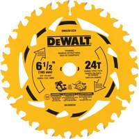Carbide-Tipped Framing Circular Saw Blade, 6-1/2", 24 Teeth, Wood Use Ottawa Fastener Supply