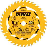 Framing Circular Saw Blade, 6-1/2", 40 Teeth, Wood Use Ottawa Fastener Supply