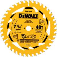Circular Saw Blade, 7-1/4", 40 Teeth, Wood Use Ottawa Fastener Supply