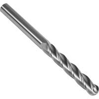 S147 30° Extra Long Ball Nose End Mill, 1/2" Dia., 6" L, 4 Flutes, 1/2" Shank, Carbide Ottawa Fastener Supply