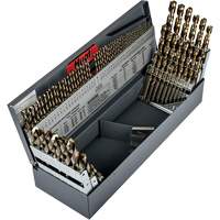 Heavy-Duty Jobber Length Combination Drill Bit Set, 115 Pieces, High Speed Cobalt Ottawa Fastener Supply