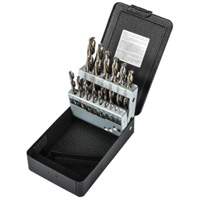 Jobber Length Drill Bit Set, 15 Pieces, High Speed Steel Ottawa Fastener Supply