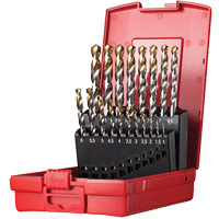 Jobber Length Drill Set, 19 Pieces, High Speed Steel Ottawa Fastener Supply