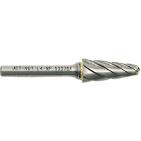 L4-NF 1/4" Taper Shape Bur for Aluminum/Non-ferrous Materials, 1/2" Dia. Ottawa Fastener Supply