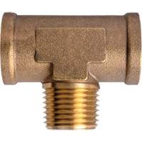 Branch Tees Extruded Male On Branch, Brass, 1/2" TDX234 | Ottawa Fastener Supply