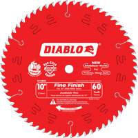 Contractor Saw Blades - Fine Finishing Saw Blades, 10", 60 Teeth, Wood Use Ottawa Fastener Supply
