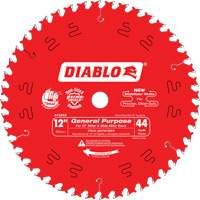 Saw Blades - General Purpose, 12", 44 Teeth, Wood Use Ottawa Fastener Supply