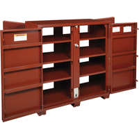 Jobsite Shelf Cabinet, Steel, 63.7 Cubic Feet, Red TEP169 | Ottawa Fastener Supply