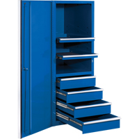 EX Professional Series Tool Cabinet, 4 Drawers, 24" W x 31" D x 63-3/8" H, Blue TEP598 | Ottawa Fastener Supply