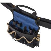 20 Pocket Tool Belt Combo, Polyester, Black Ottawa Fastener Supply