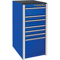 RX Series Side Cabinet, 7 Drawers, 19" W x 25" D x 39-1/4" H, Blue TEQ496 | Ottawa Fastener Supply