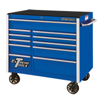 RX Series Rolling Tool Cabinet, 11 Drawers, 41-1/2" W x 25-1/2" D x 40-1/2" H, Blue Ottawa Fastener Supply