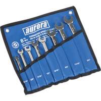 Fixed Head Wrench Set, Combination, 8 Pieces, Imperial Ottawa Fastener Supply