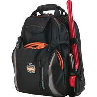 Arsenal<sup>®</sup> 5843 Tool Backpack, 13-1/2" L x 8-1/2" W, Black, Polyester TEQ972 | Ottawa Fastener Supply