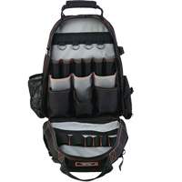 Arsenal<sup>®</sup> 5843 Tool Backpack, 13-1/2" L x 8-1/2" W, Black, Polyester TEQ972 | Ottawa Fastener Supply