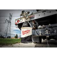 Utility Bucket, 11-4/5" L x 11-4/5" W x 14-3/5" H, Canvas, Beige/Black Ottawa Fastener Supply